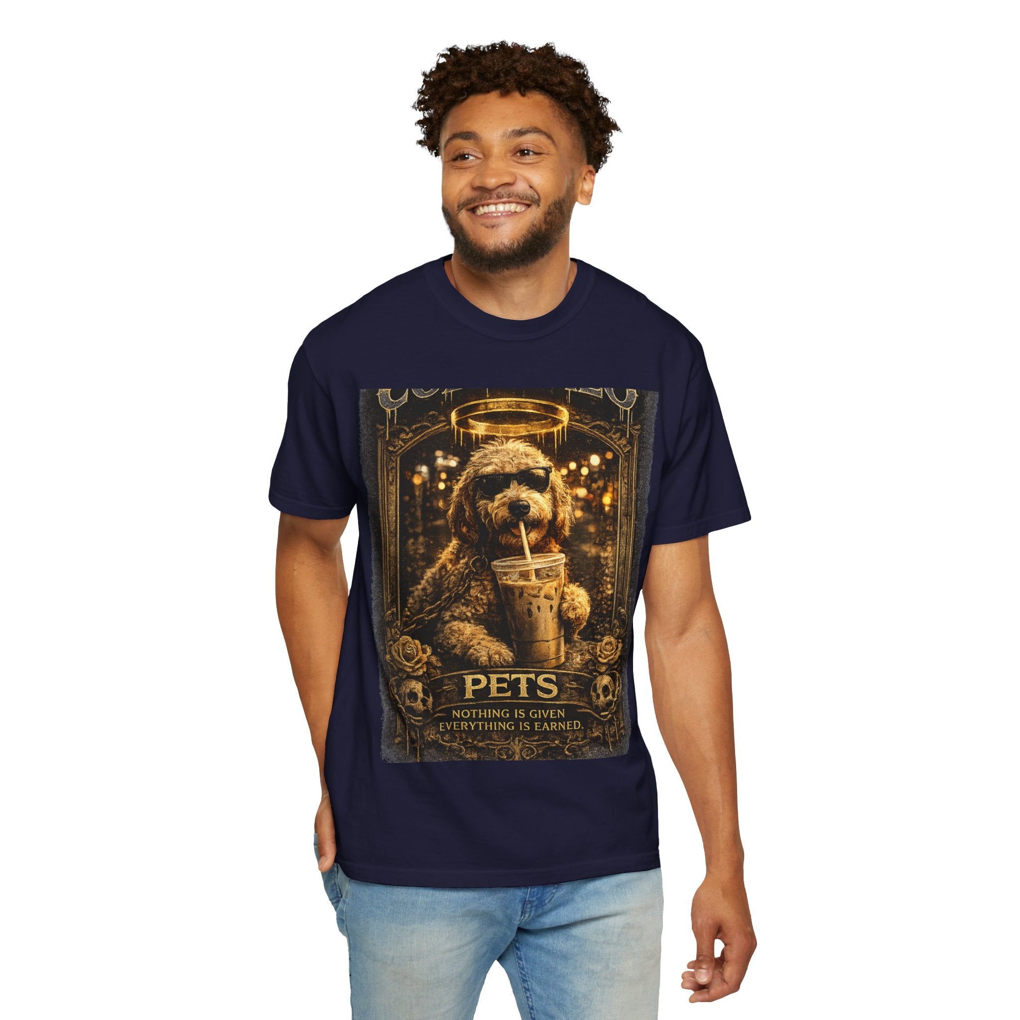 COLD HALO PETS| Vintage "Pets: Nothing Is Given, Everything Is Earned" Graphic T-Shirt