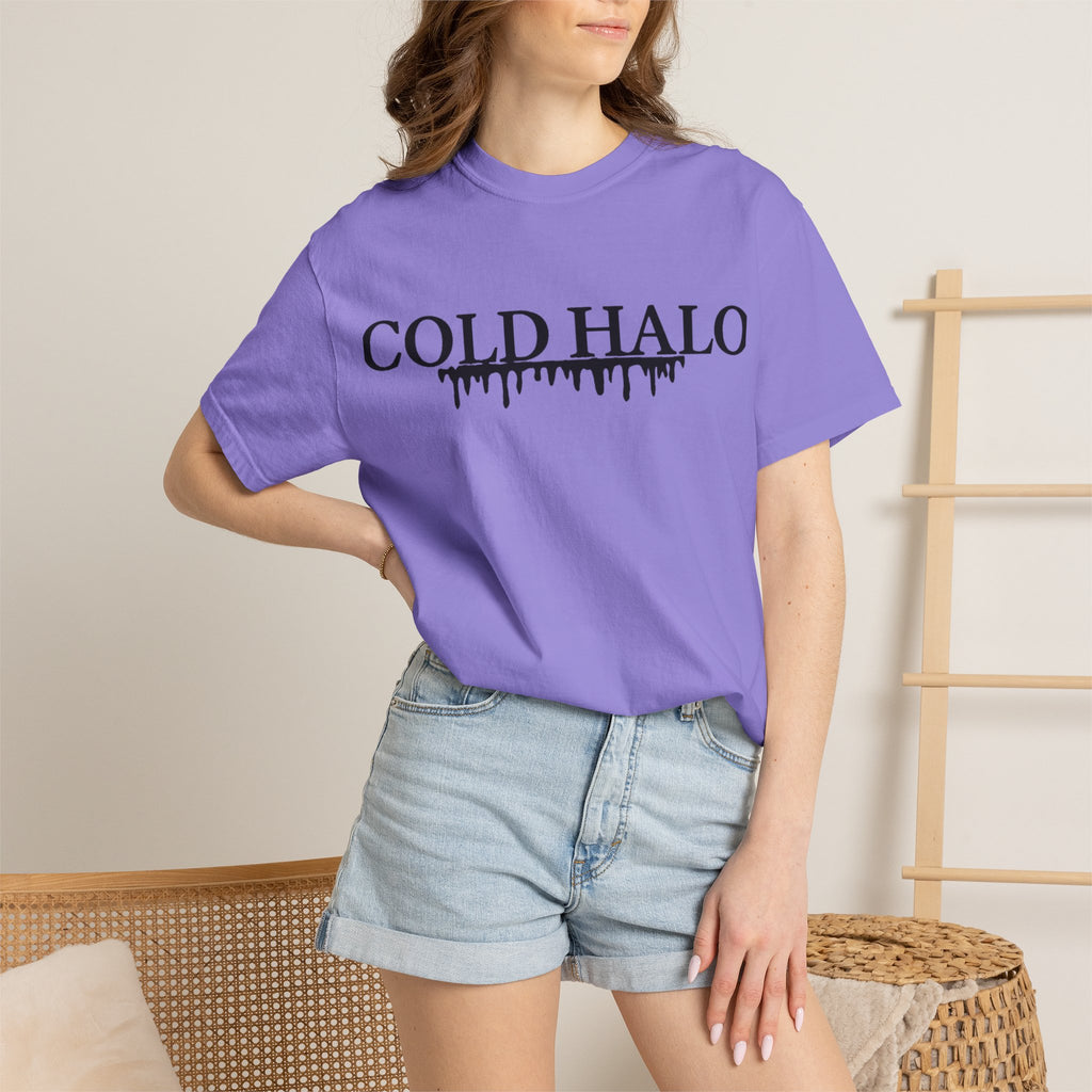 Cold Halo T-Shirt — Gothic Drip Logo Tee