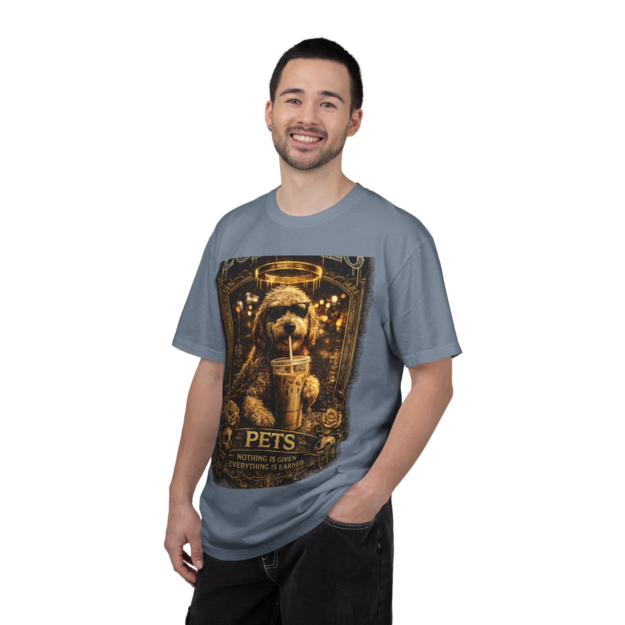 COLD HALO PETS| Vintage "Pets: Nothing Is Given, Everything Is Earned" Graphic T-Shirt