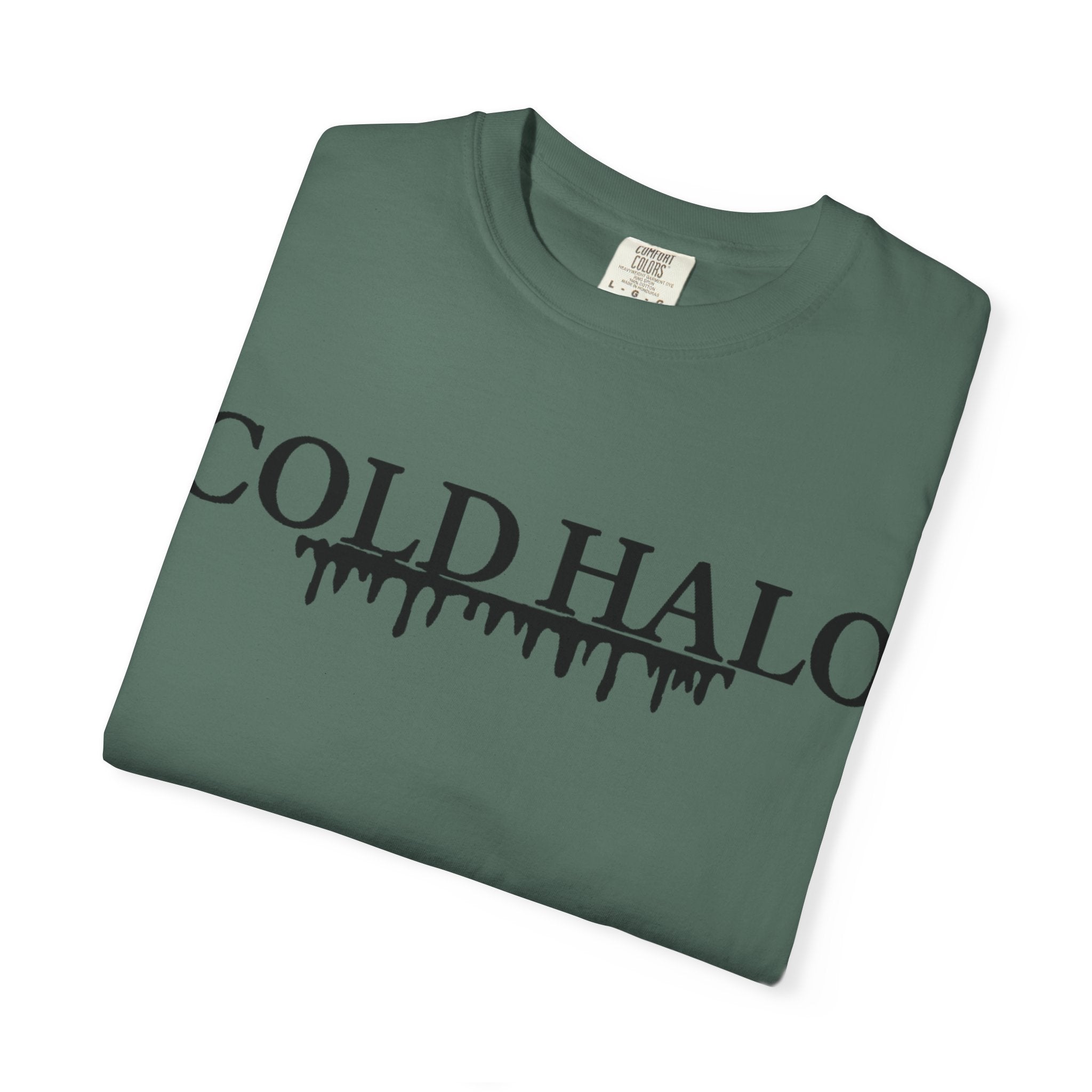 Cold Halo T-Shirt — Gothic Drip Logo Tee