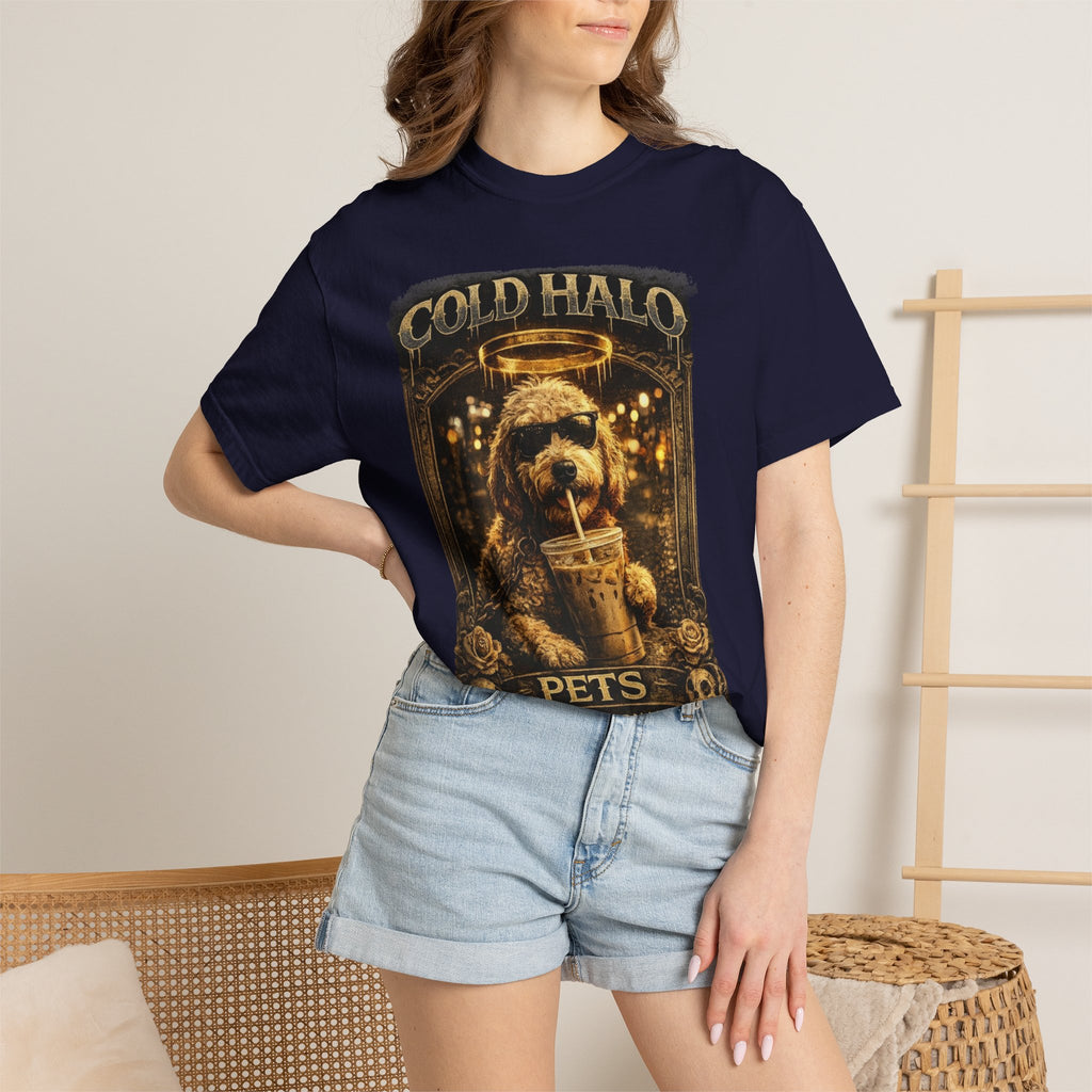 Cold Halo Pets T-Shirt — Vintage Dog Snack Inspector Graphic Tee