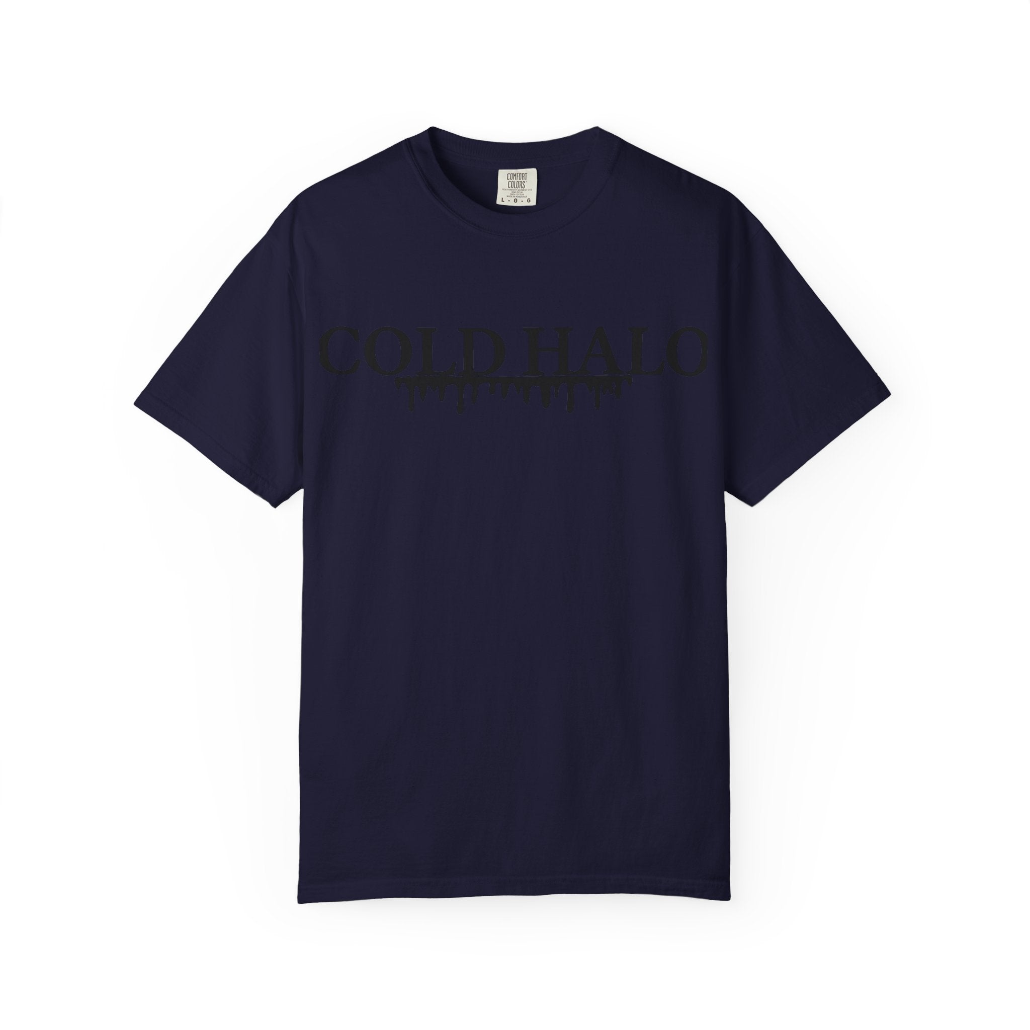 Cold Halo T-Shirt — Gothic Drip Logo Tee
