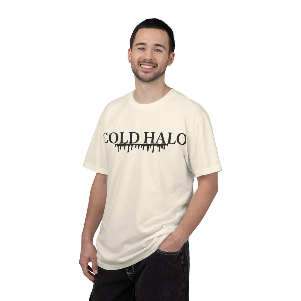 Cold Halo T-Shirt — Gothic Drip Logo Tee
