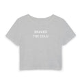 Braved the Cold — COLD HALO Women's Cropped Baby Tee