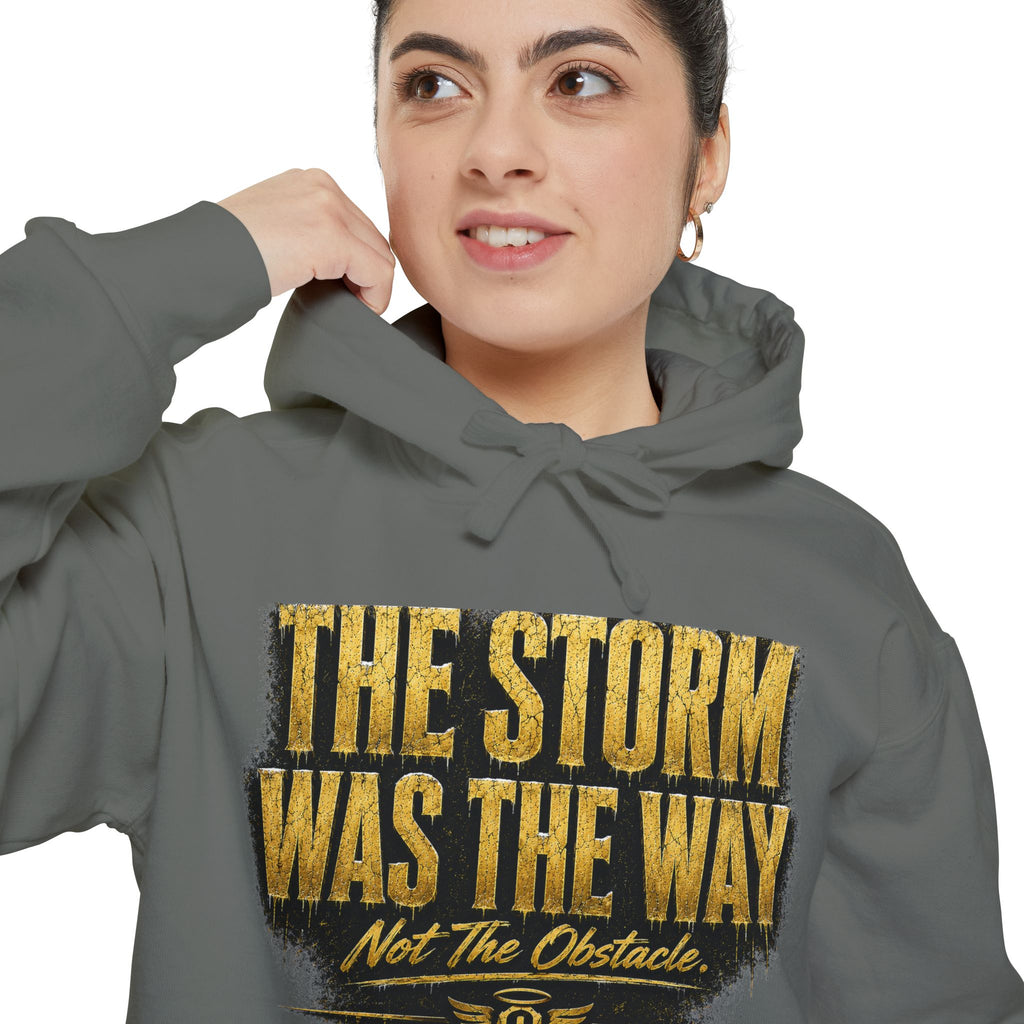 Cold Halo the storm was the way Hoodie-inspirational unisex Motivational Sweat shirt