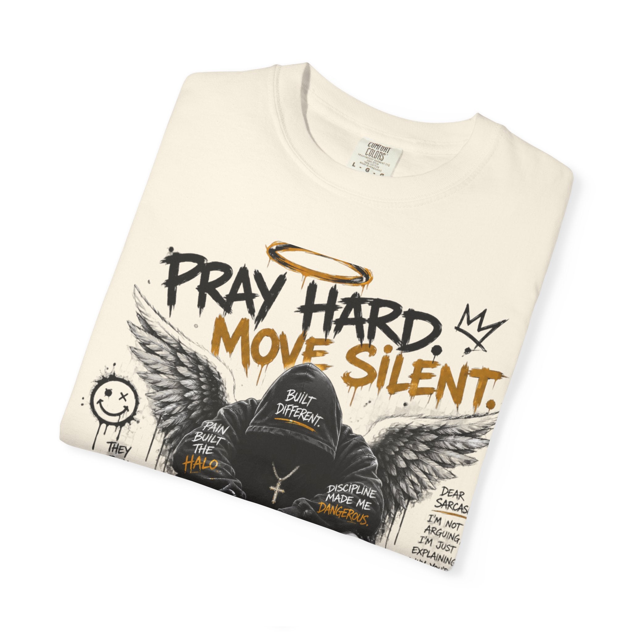 Pray Hard Move Silent Tee