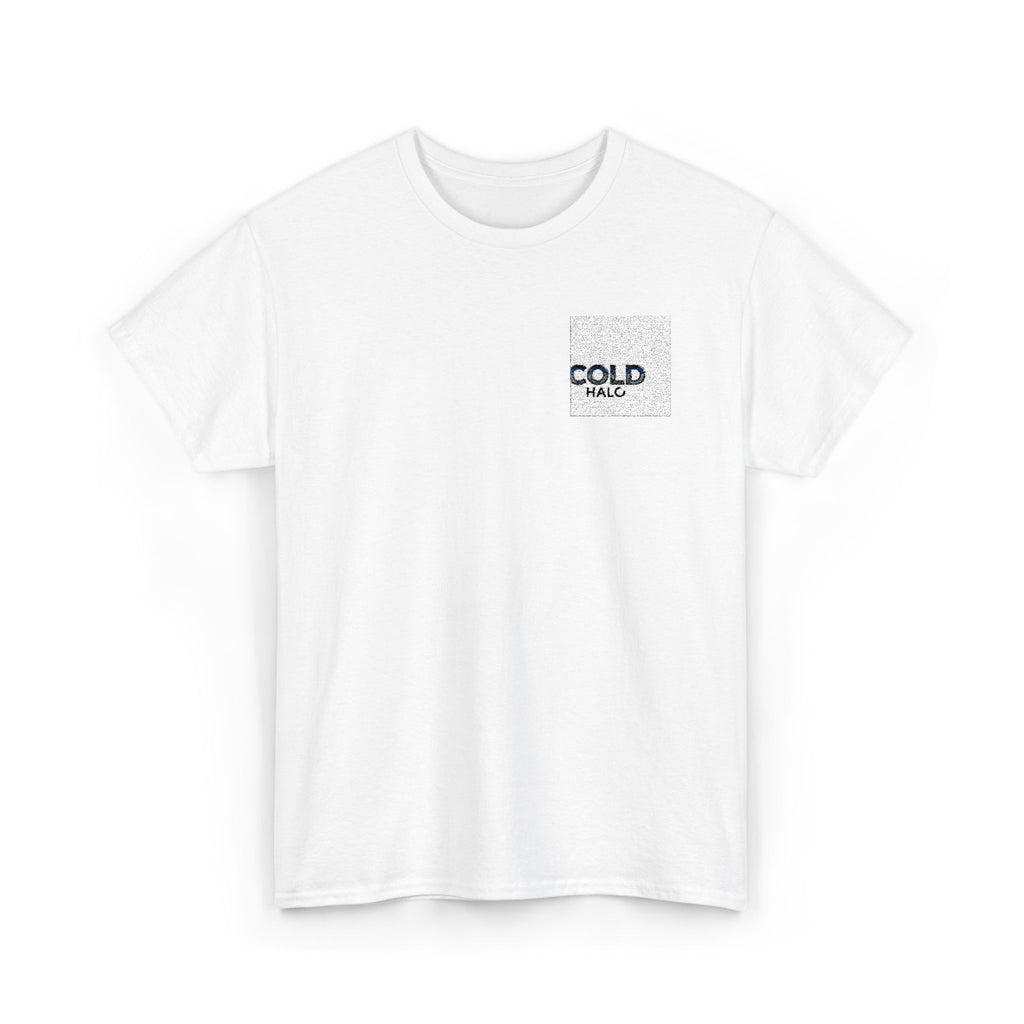 COLD HALO MINIMALIST Brew Pocket Tee — Minimal Coffee Lover T-Shirt