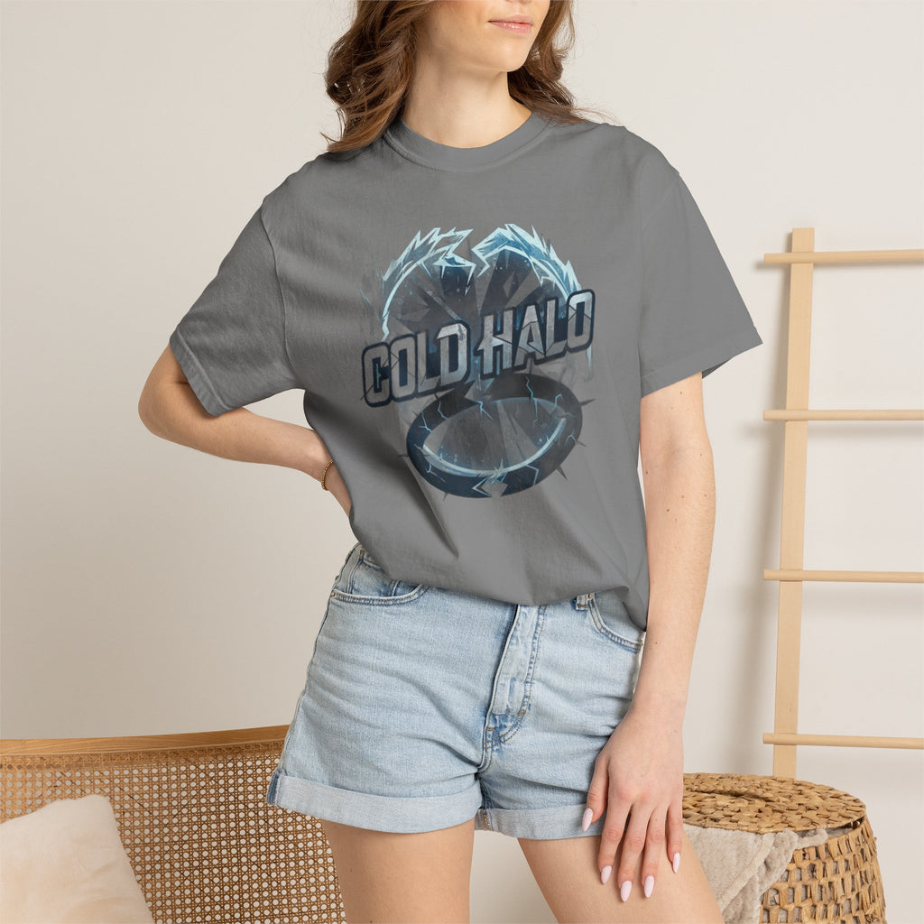 Cold Halo Graphic T-Shirt — Icy Ring Logo Tee