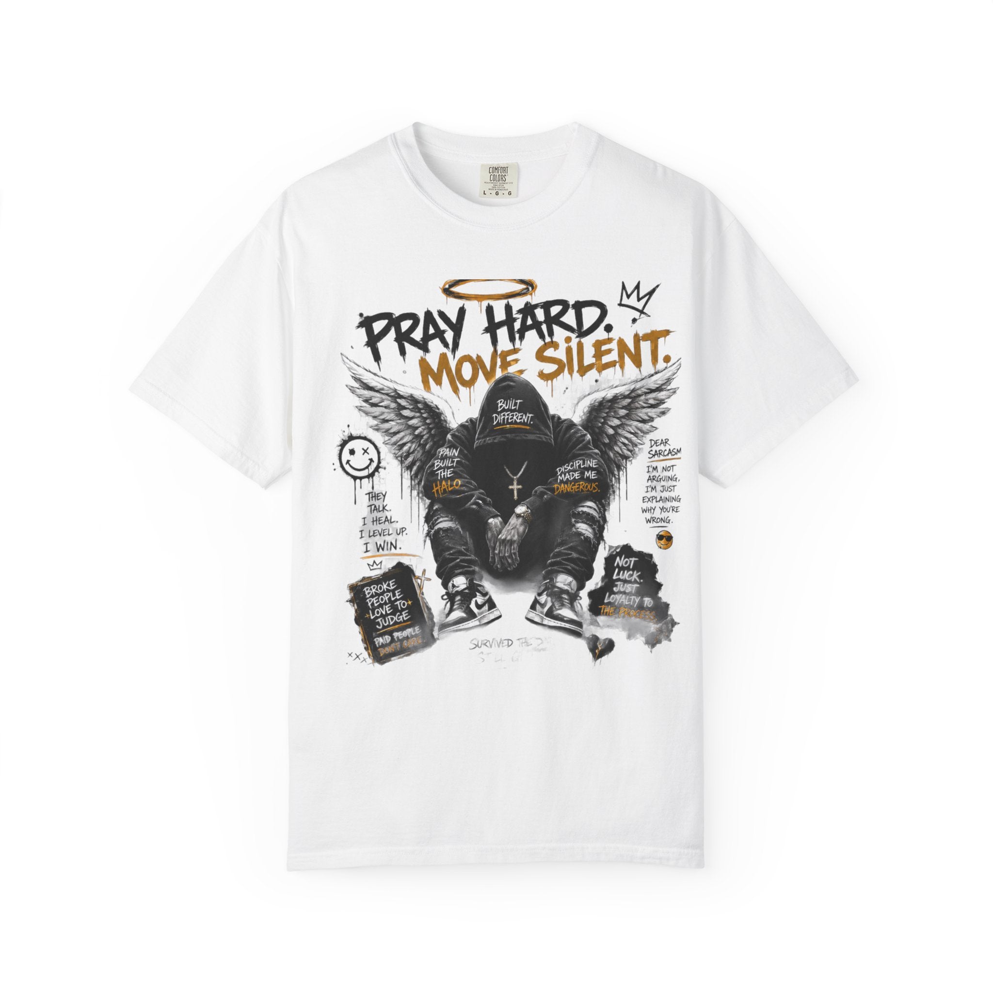 Pray Hard Move Silent Tee