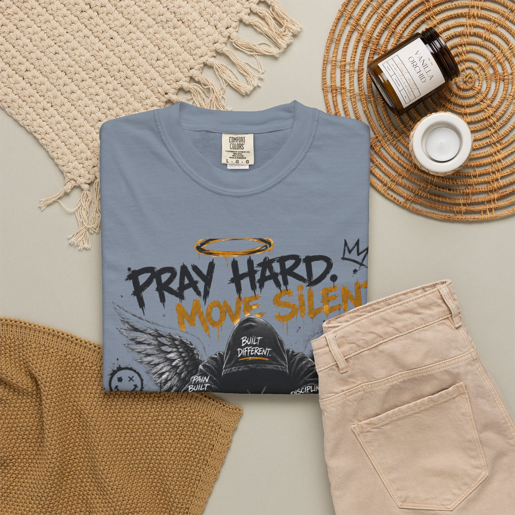 Pray Hard Move Silent Tee