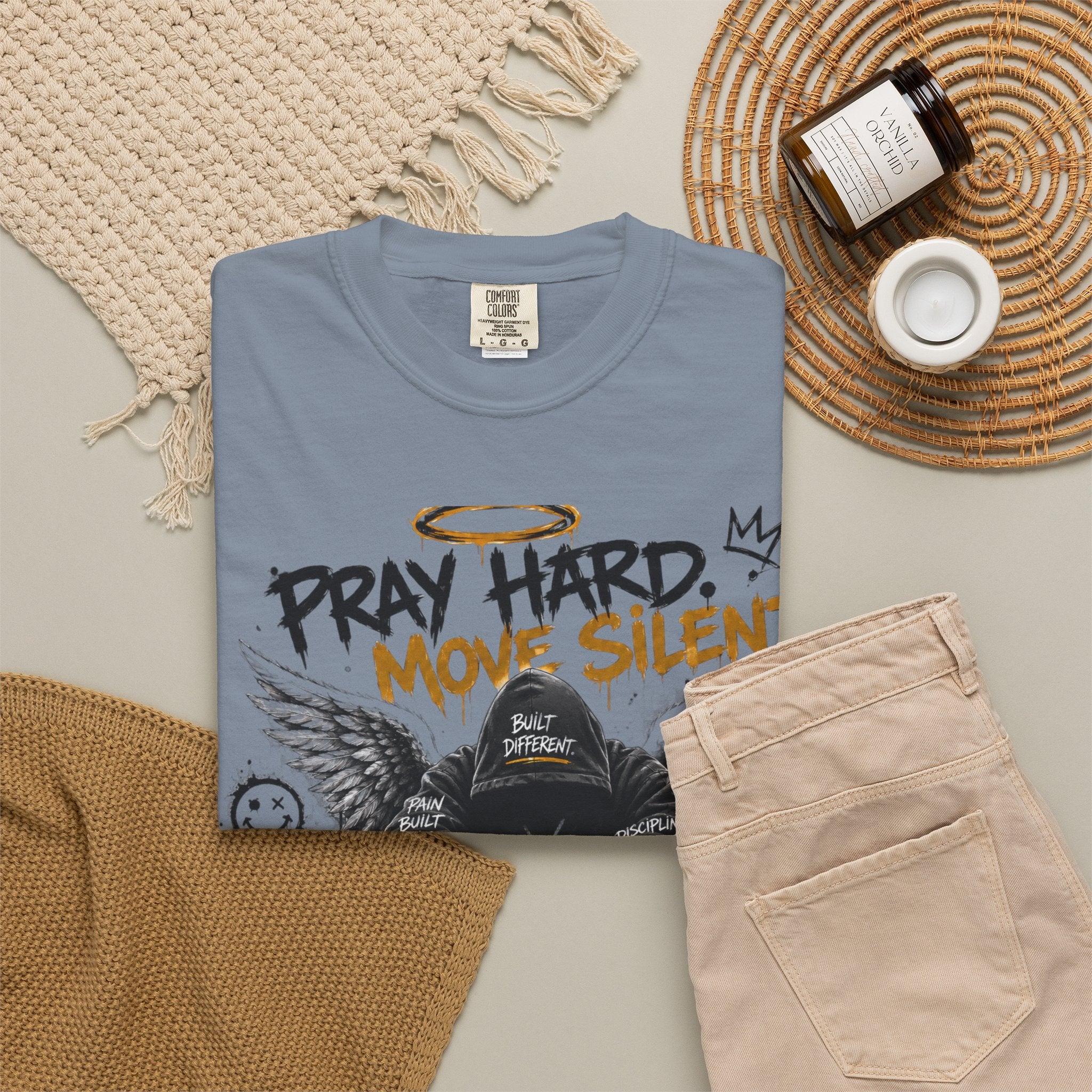 Pray Hard Move Silent Tee