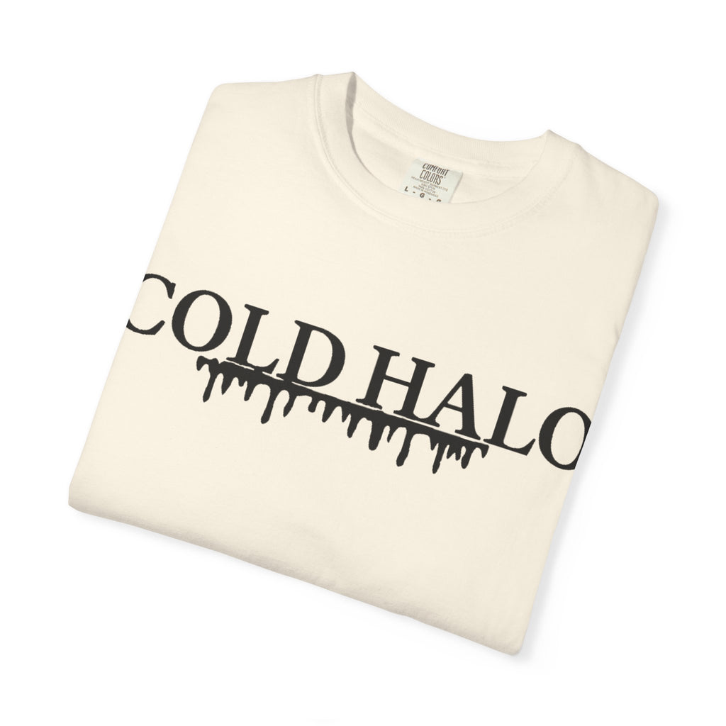 Cold Halo T-Shirt — Gothic Drip Logo Tee