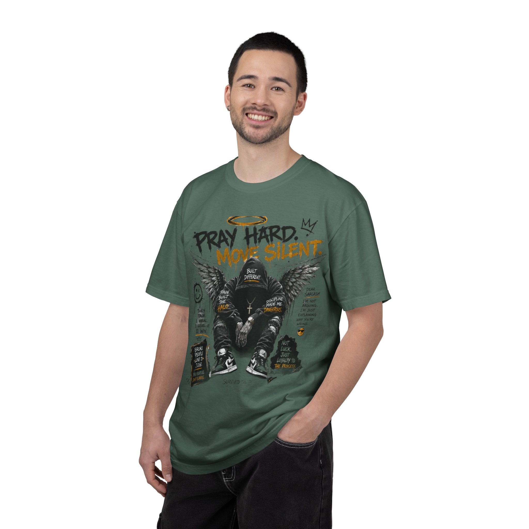 Pray Hard Move Silent Tee