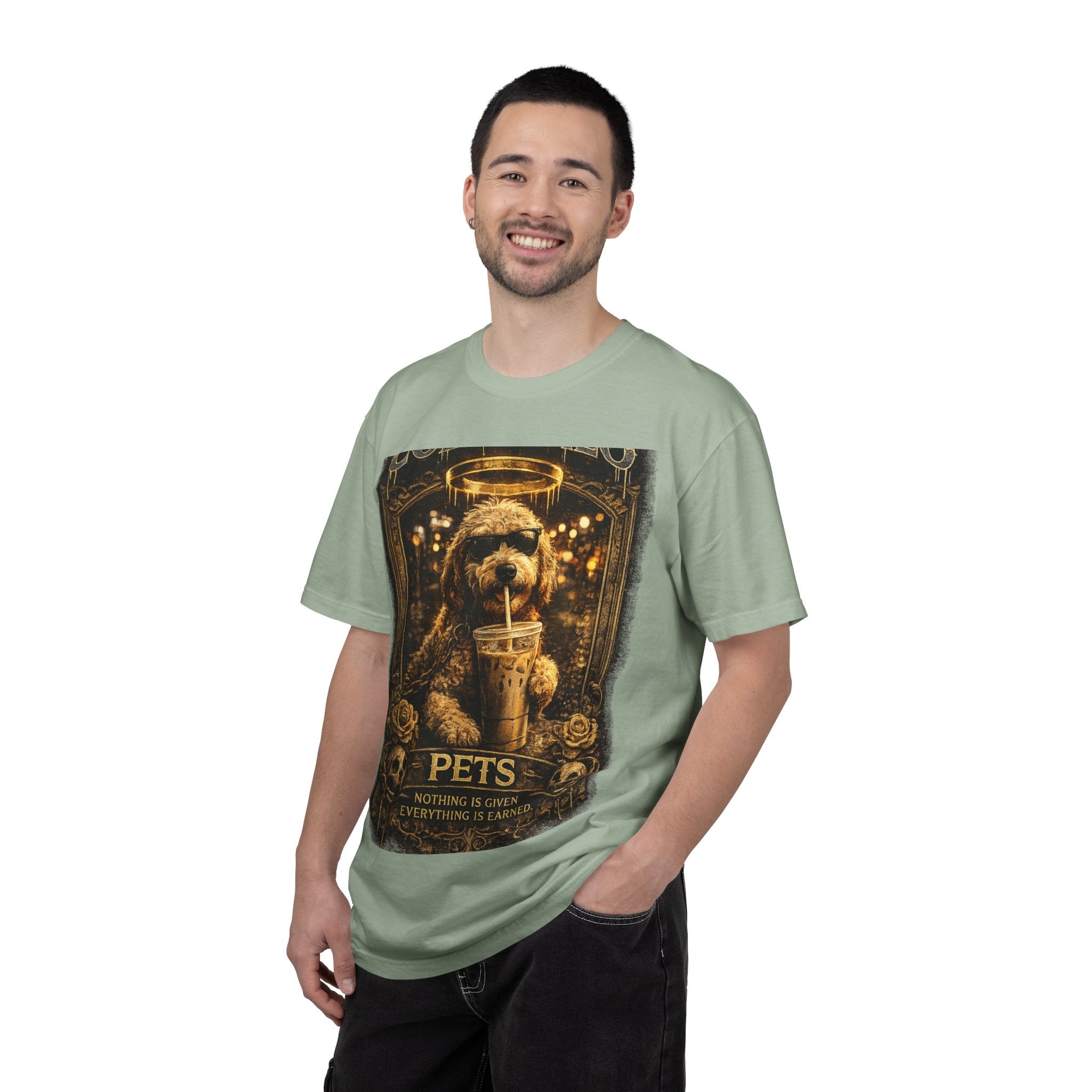 COLD HALO PETS| Vintage "Pets: Nothing Is Given, Everything Is Earned" Graphic T-Shirt