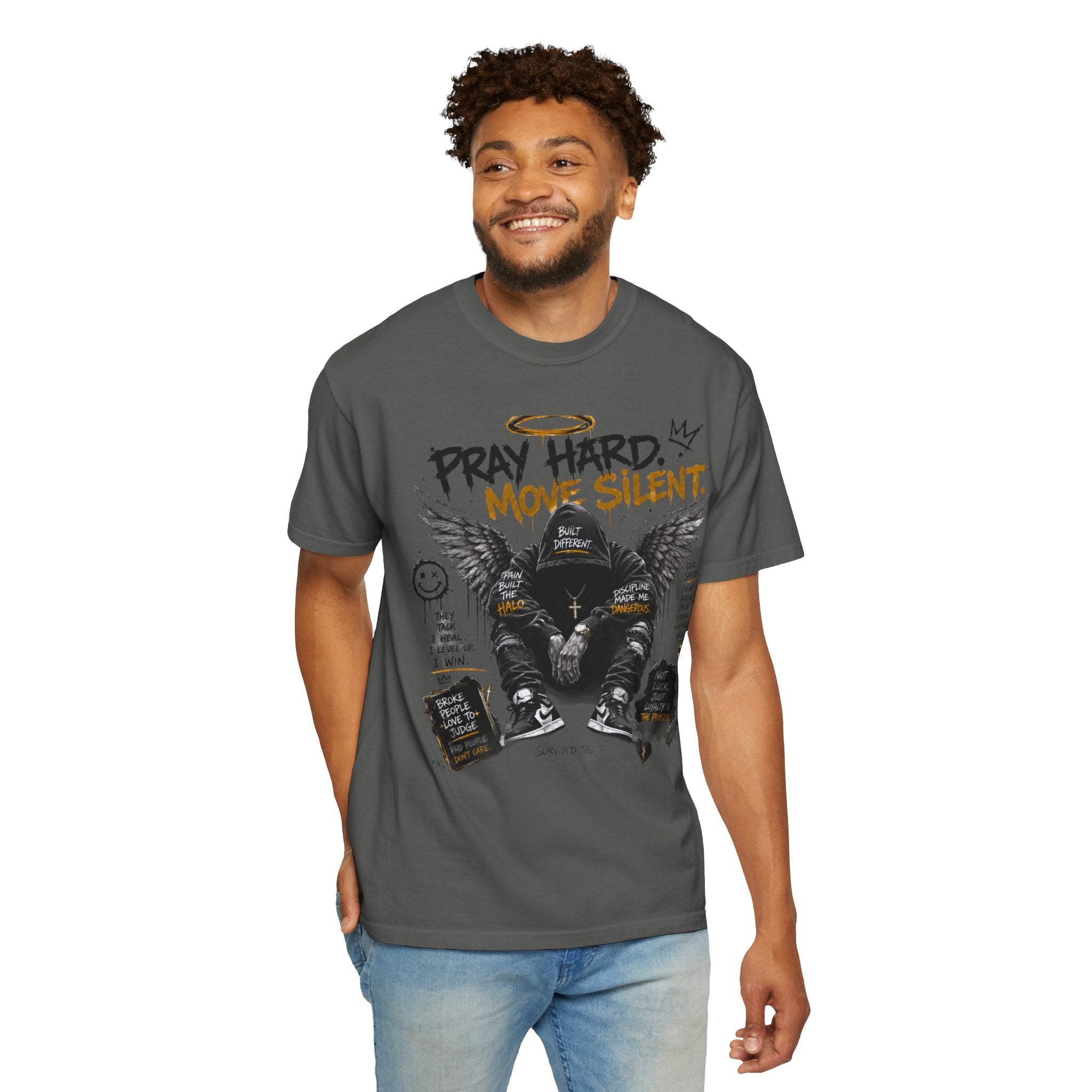 Pray Hard Move Silent Tee