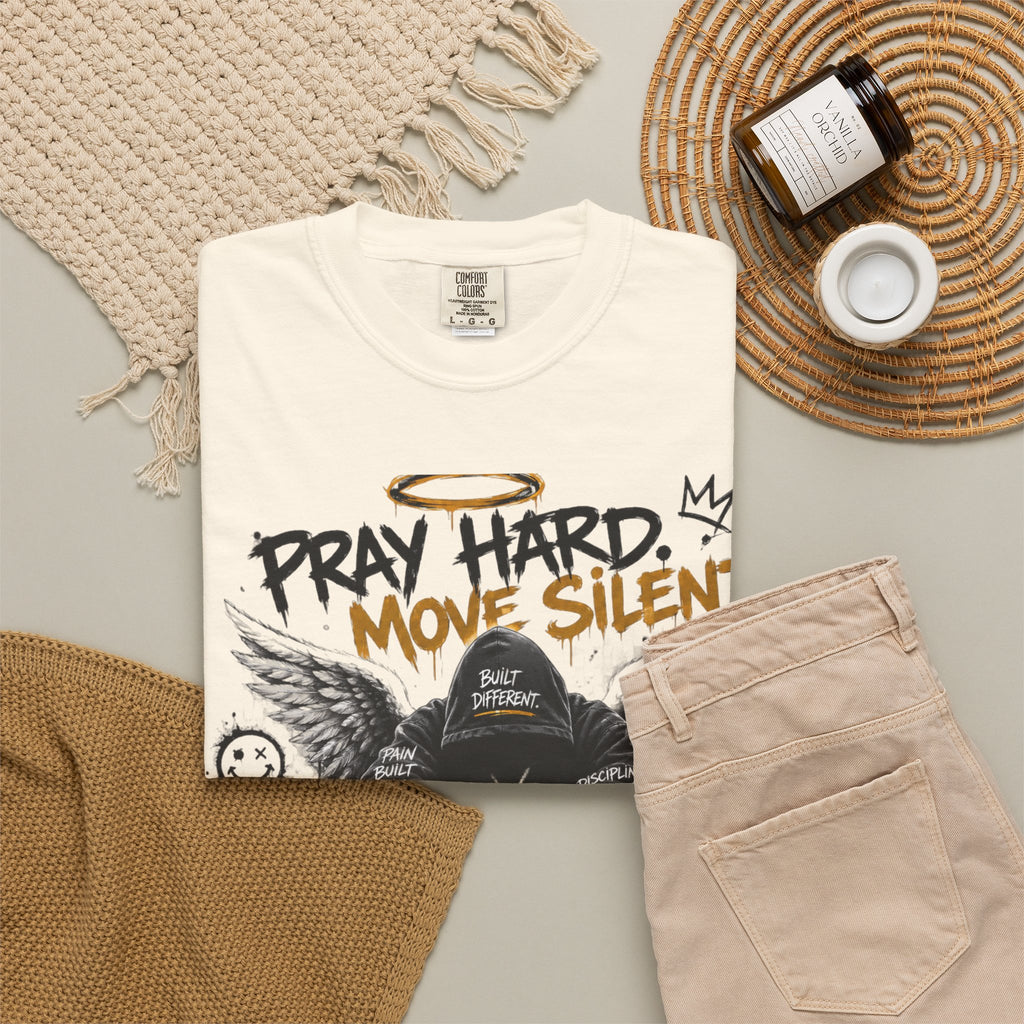 Pray Hard Move Silent Tee