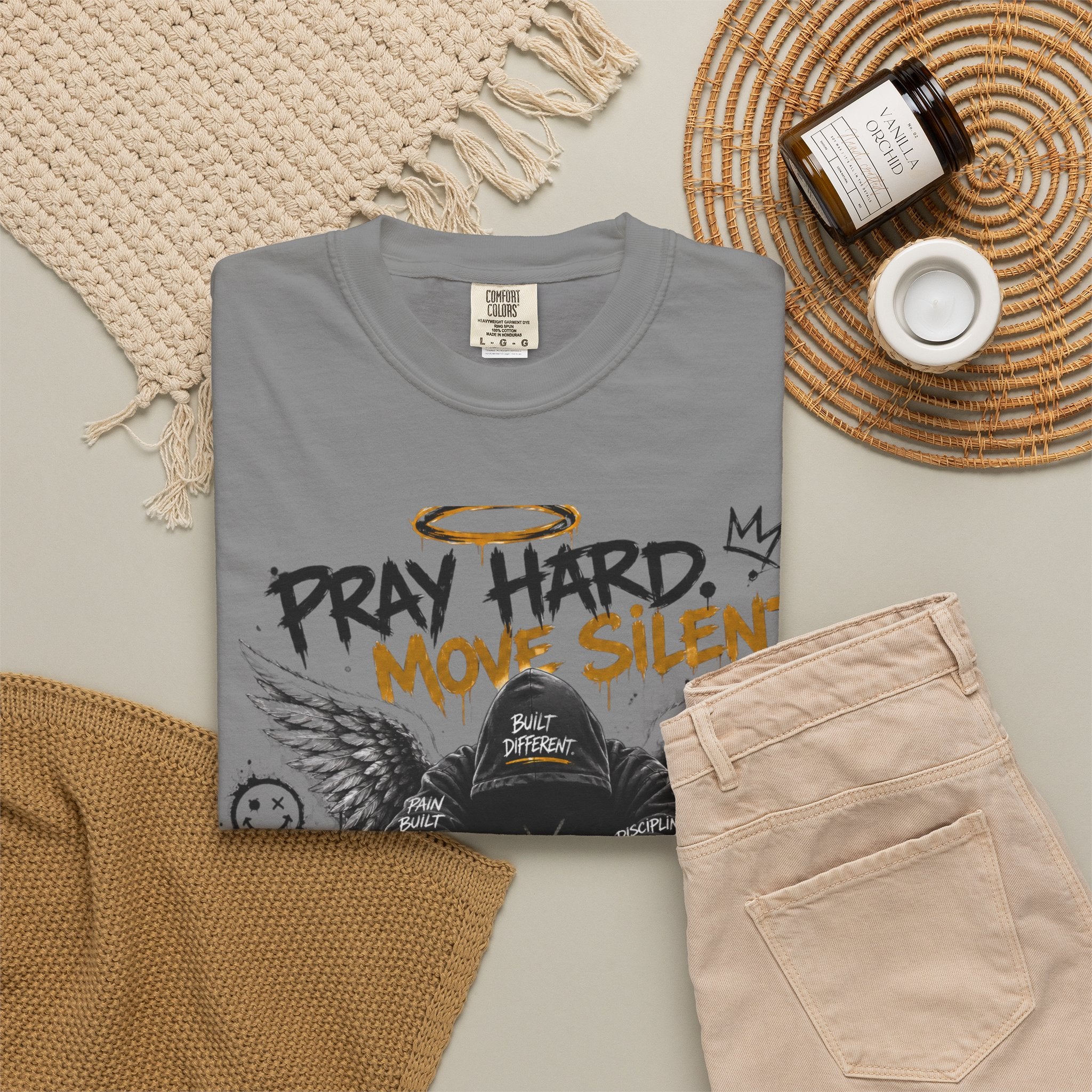 Pray Hard Move Silent Tee