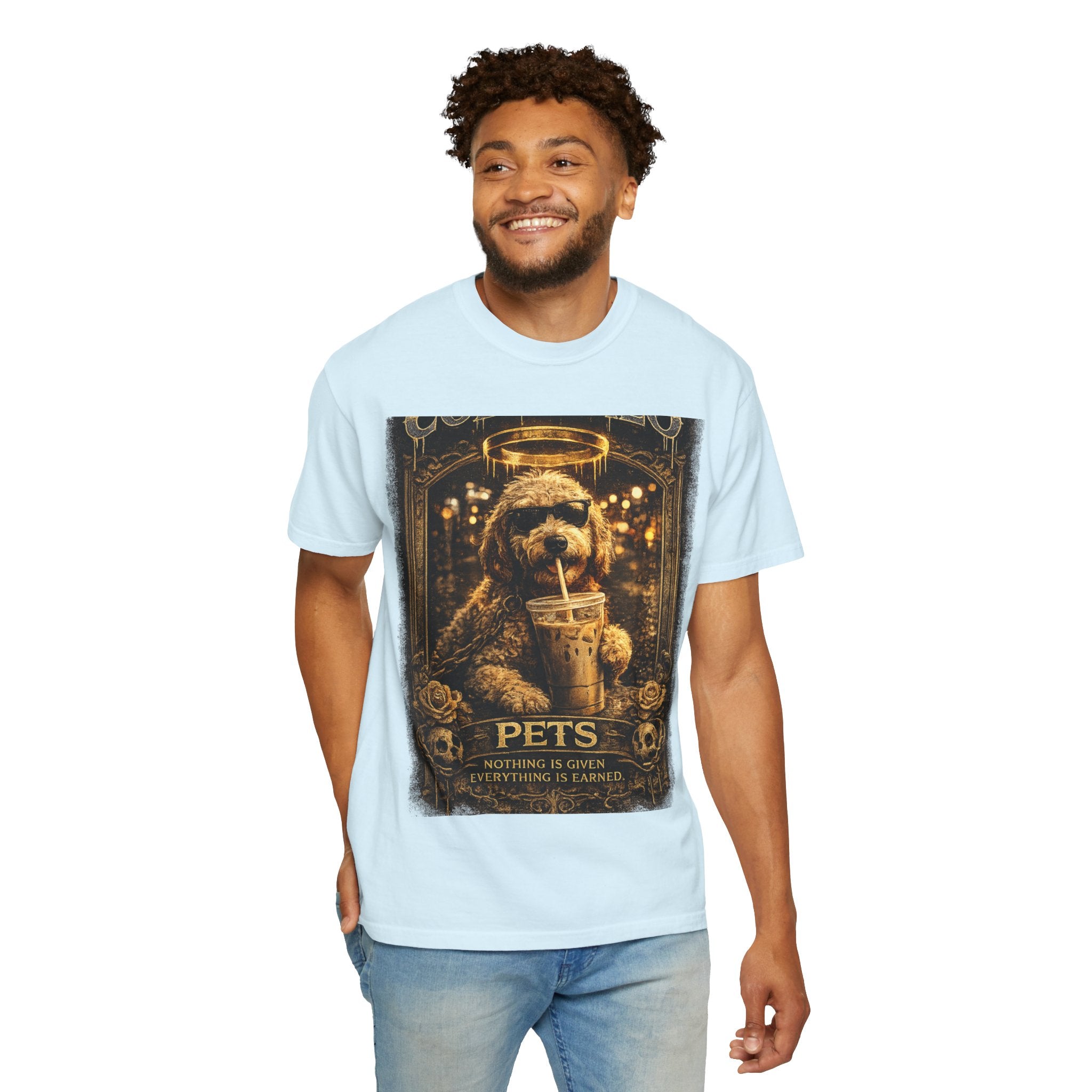 COLD HALO PETS| Vintage "Pets: Nothing Is Given, Everything Is Earned" Graphic T-Shirt