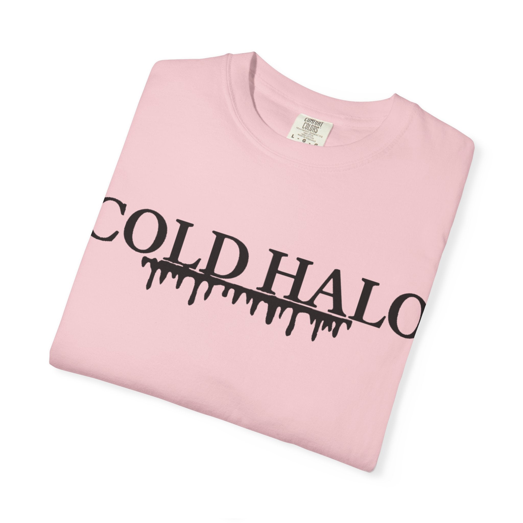 Cold Halo T-Shirt — Gothic Drip Logo Tee