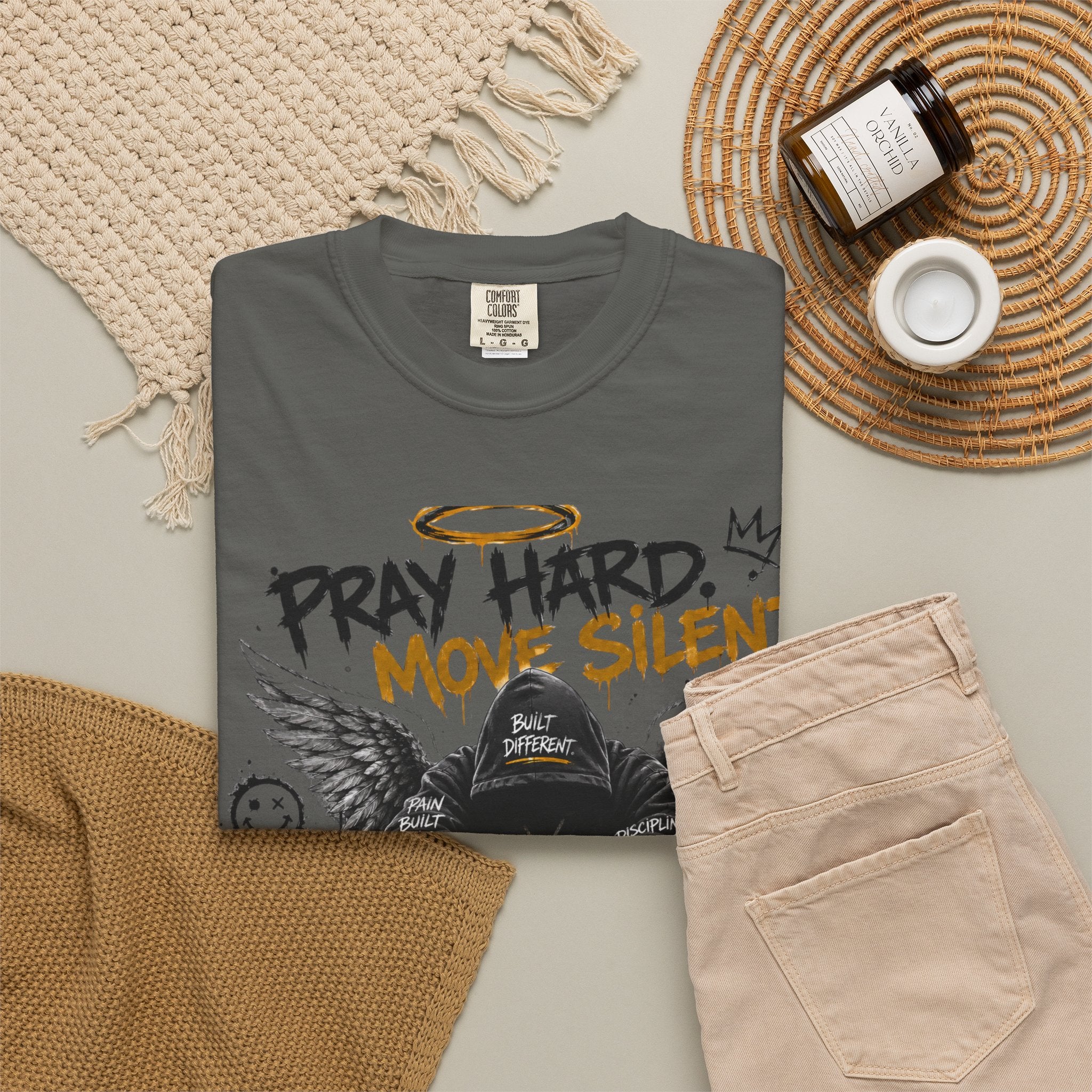 Pray Hard Move Silent Tee