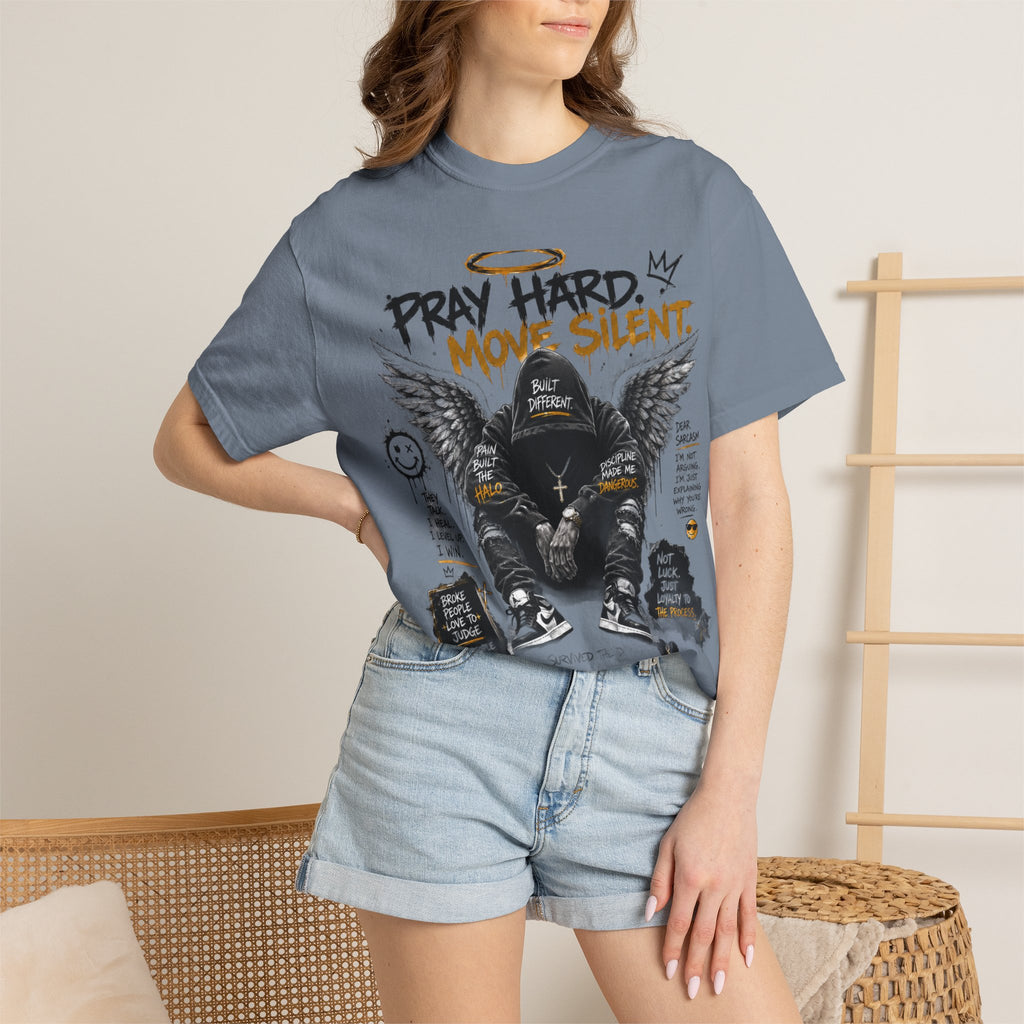 Pray Hard Move Silent Tee