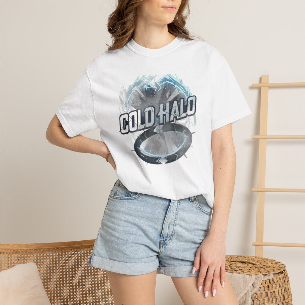 Cold Halo Graphic T-Shirt — Icy Ring Logo Tee