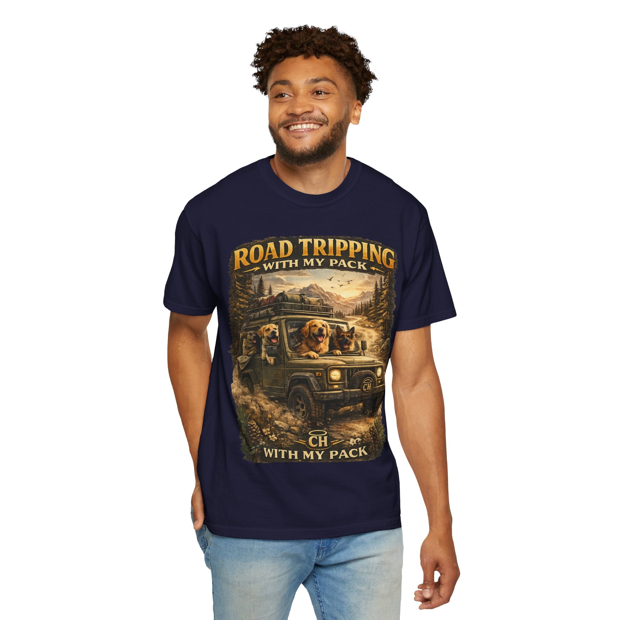 Road Tripping with My Pack Tee