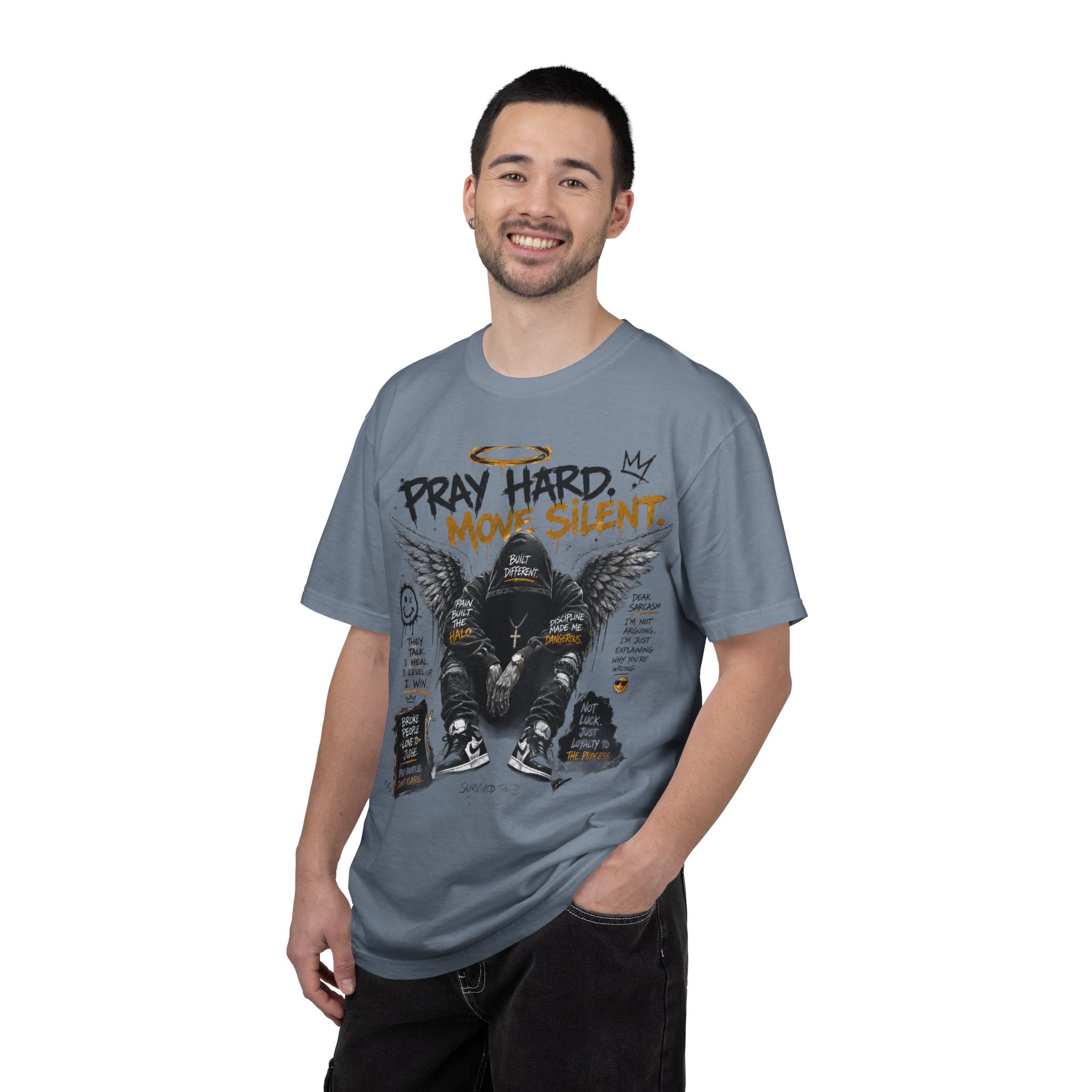 Pray Hard Move Silent Tee