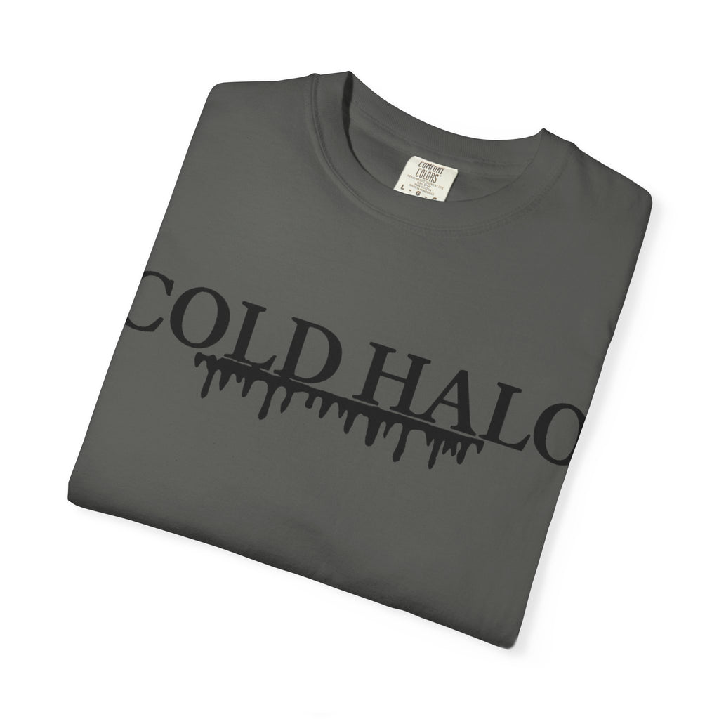 Cold Halo T-Shirt — Gothic Drip Logo Tee