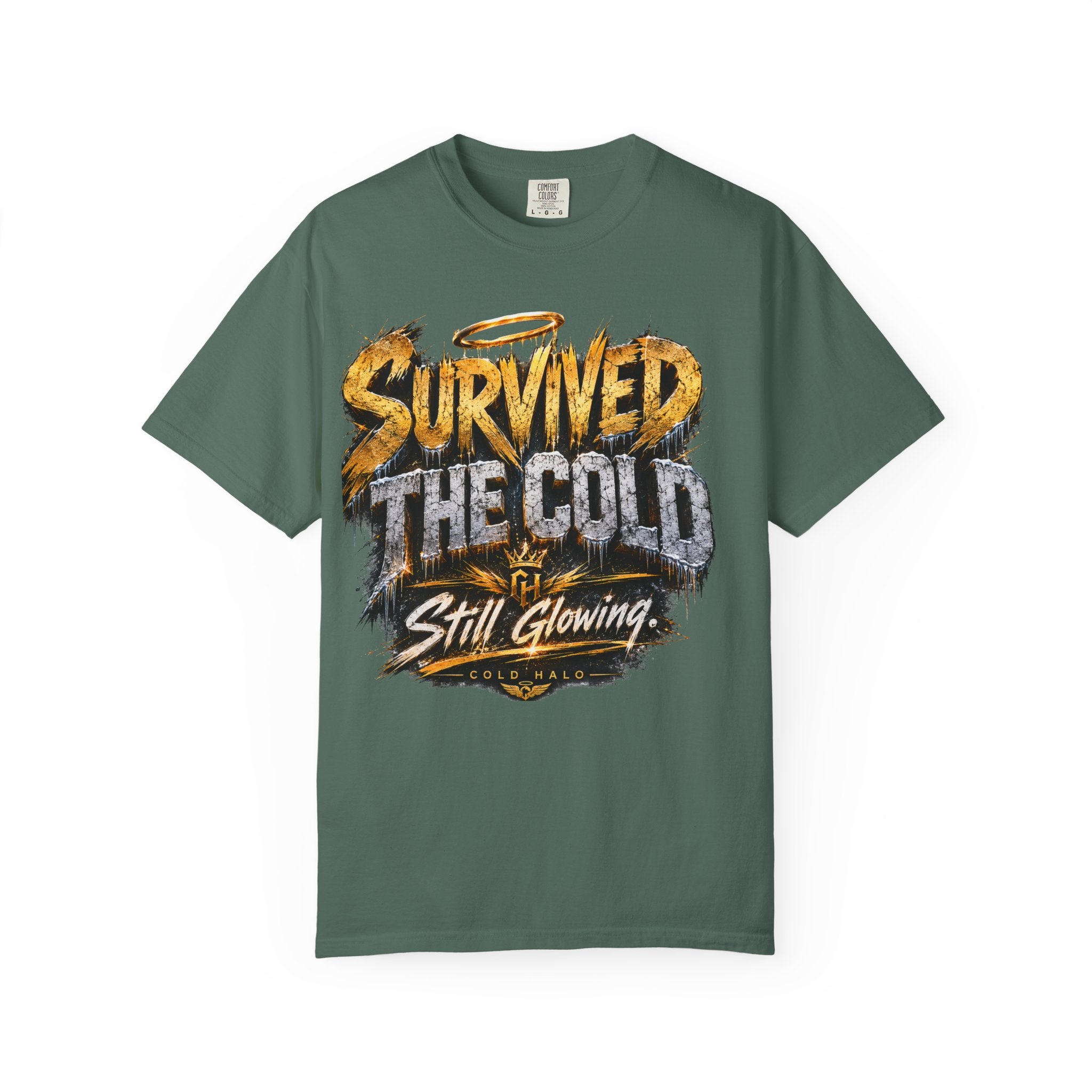 Survived the Cold T‑Shirt — 'Still Glowing' Vintage Graphic Tee