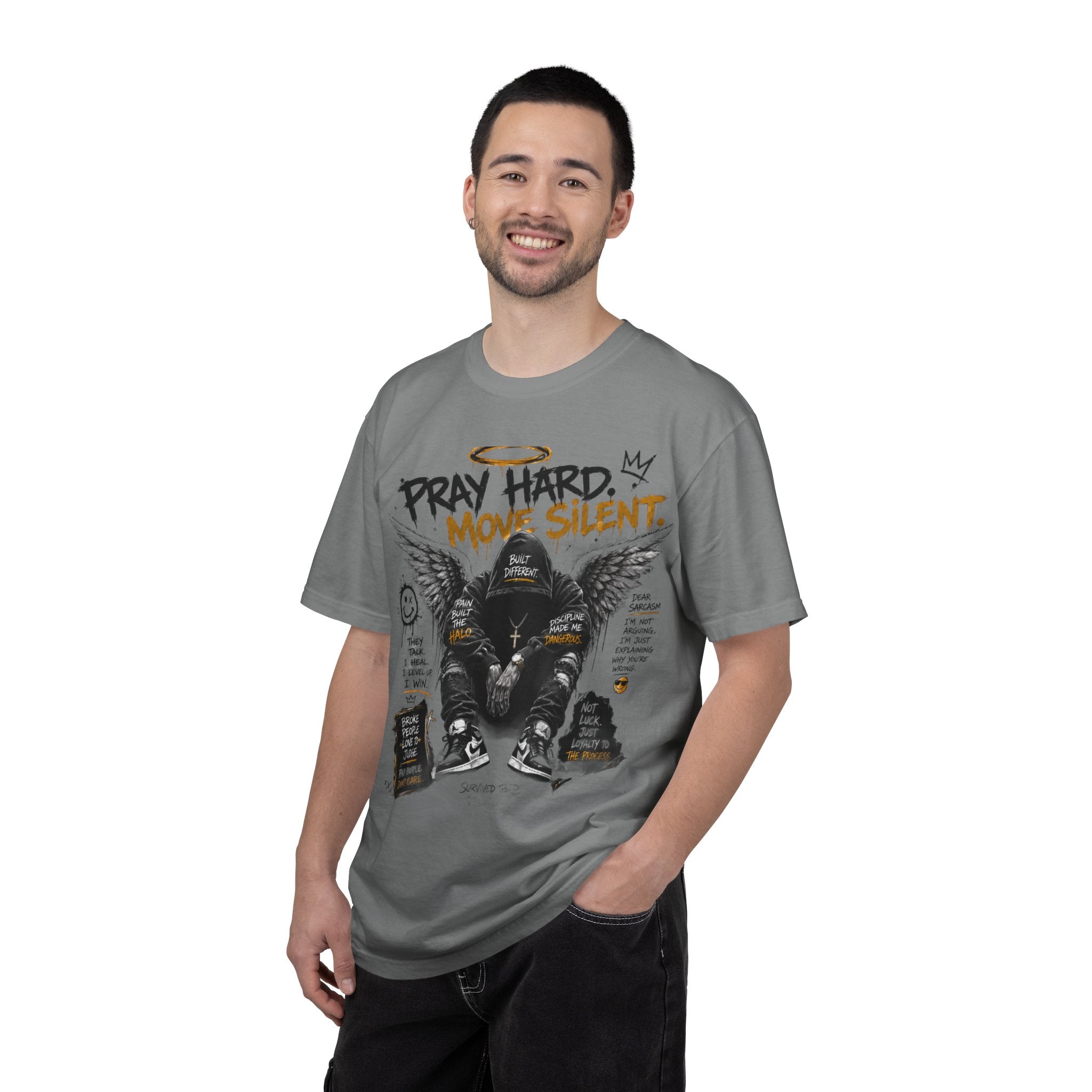 Pray Hard Move Silent Tee