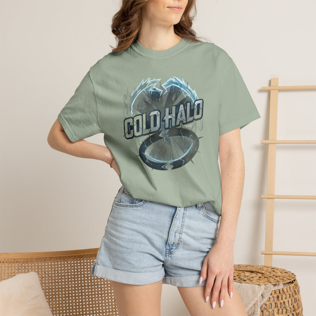Cold Halo Graphic T-Shirt — Icy Ring Logo Tee