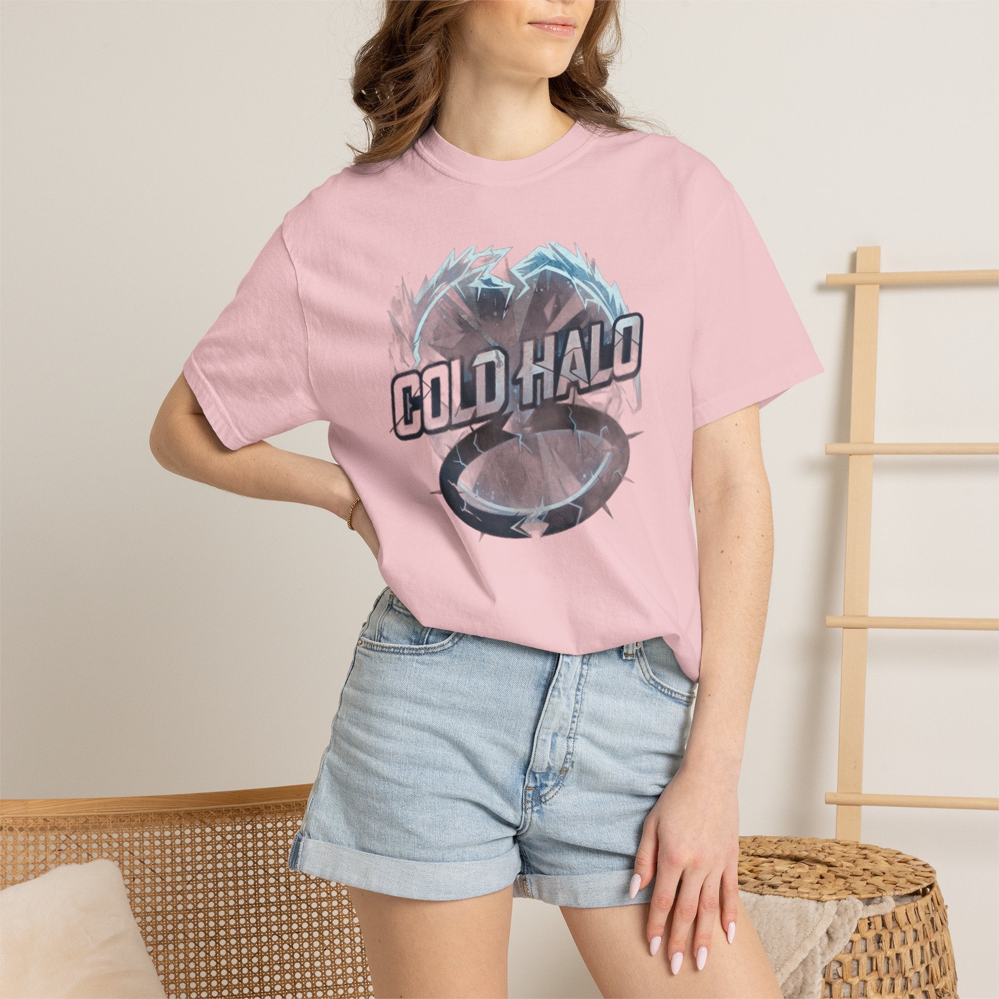 Cold Halo Graphic T-Shirt — Icy Ring Logo Tee