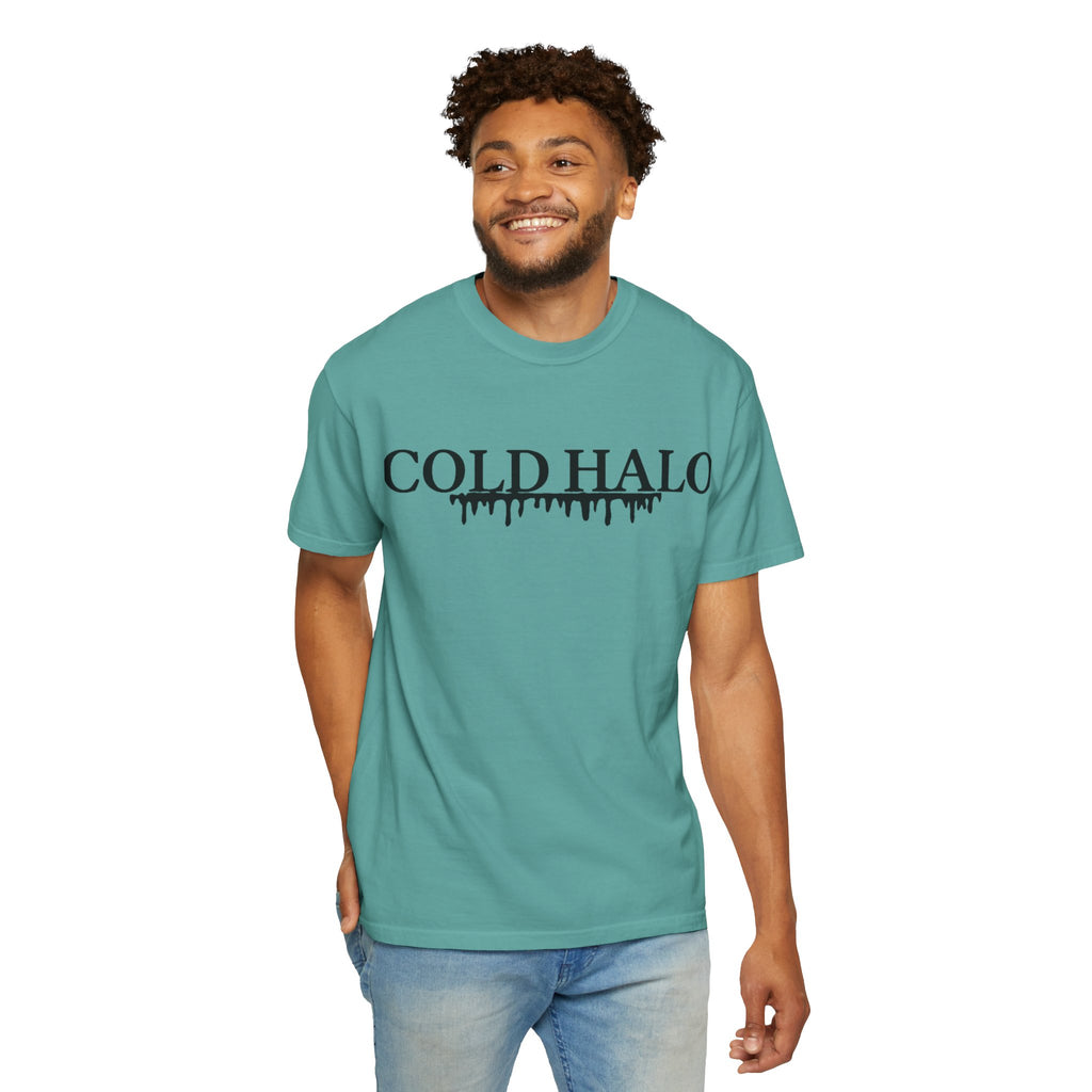 Cold Halo T-Shirt — Gothic Drip Logo Tee