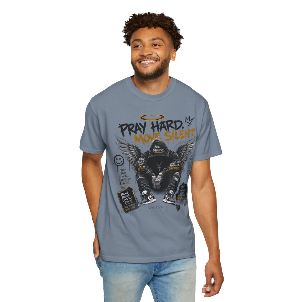 Pray Hard Move Silent Tee