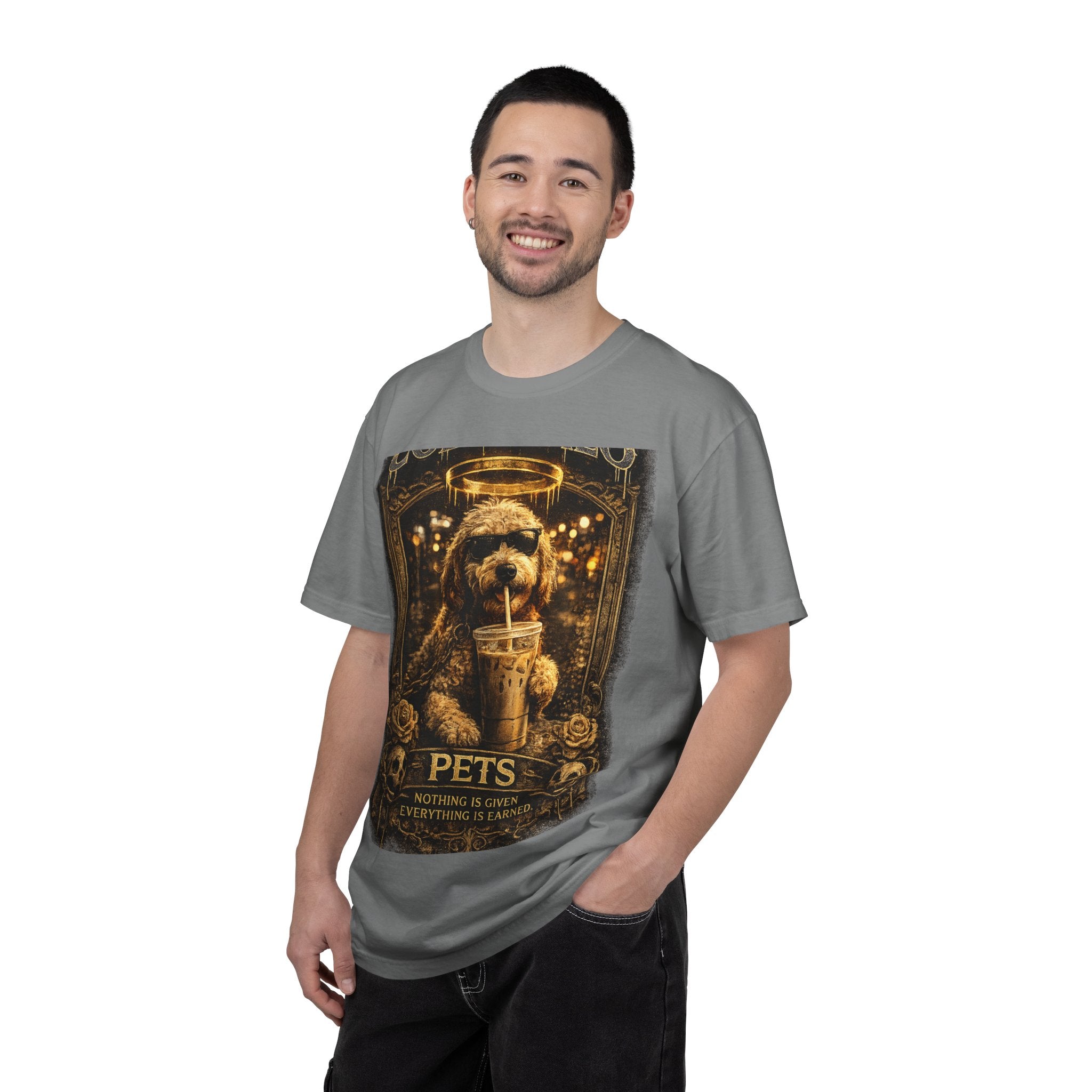 COLD HALO PETS| Vintage "Pets: Nothing Is Given, Everything Is Earned" Graphic T-Shirt