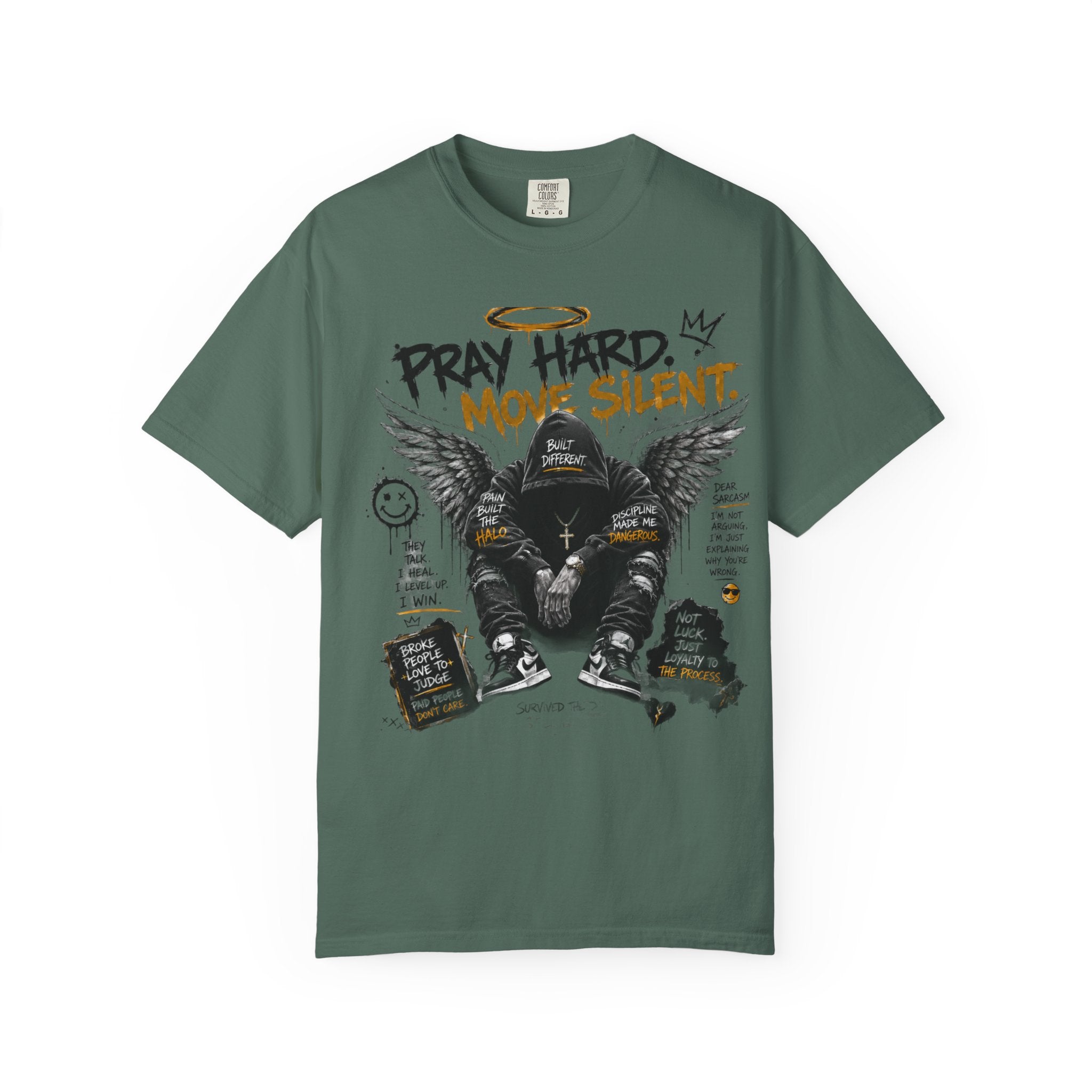 Pray Hard Move Silent Tee