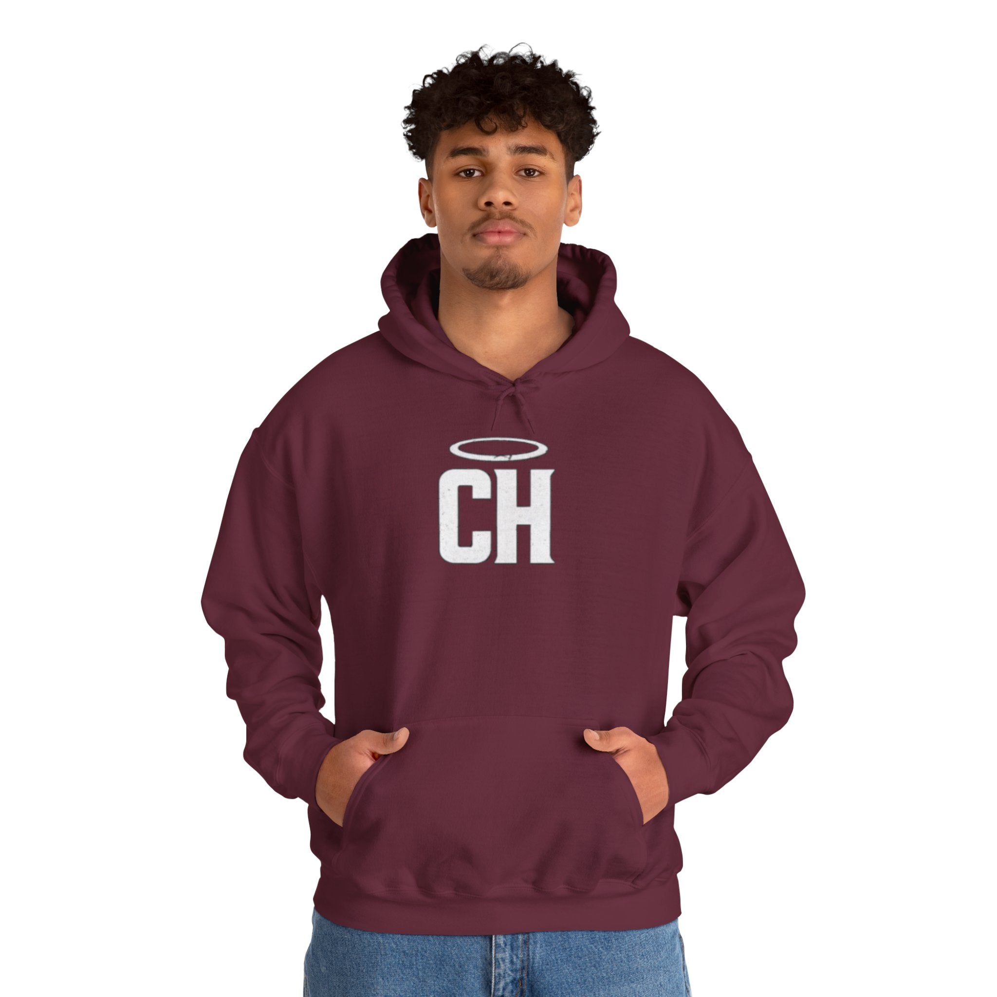 COLD HALO  'CH' Monogram Hoodie| Premium streetwear Pullover Hoodie