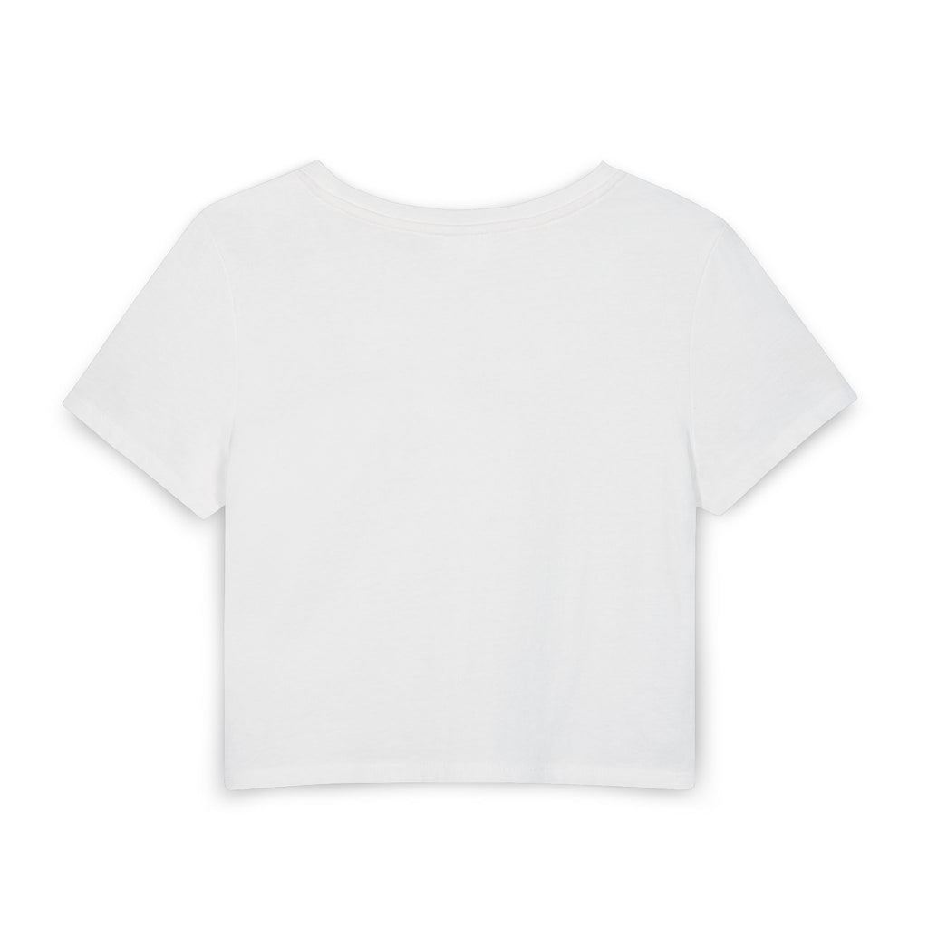 Braved the Cold — COLD HALO Women's Cropped Baby Tee