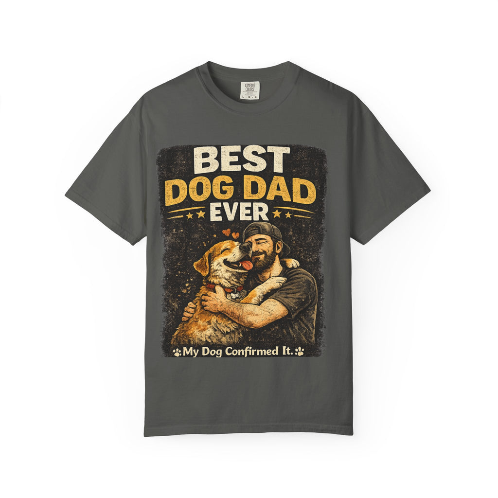 COLD HALO PETS | Best Dog Dad Ever T-Shirt | funny Dog Dad gift | father's day Dog lover Tee \ Proud Pet Dad shirt| Dog Owber graphic Tee