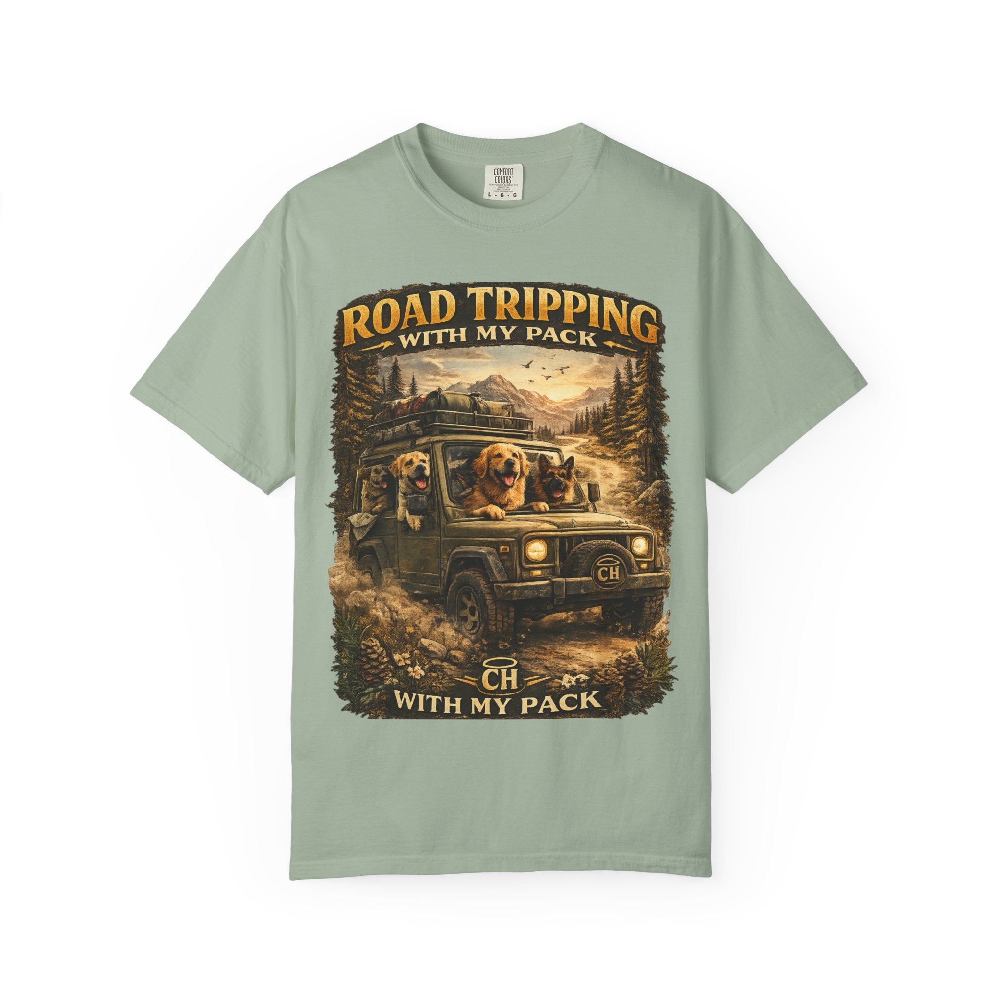 Road Tripping with My Pack Tee